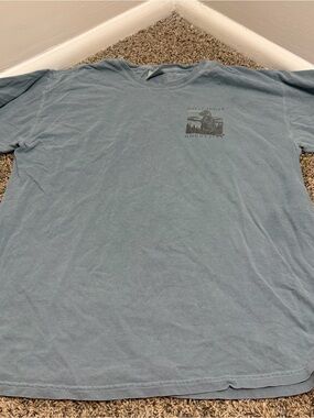 Comfort Colors Men's Light Blue Graphic Tee - Great Smoky Mountains